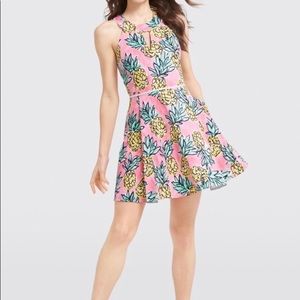 Draper James pineapple print dress